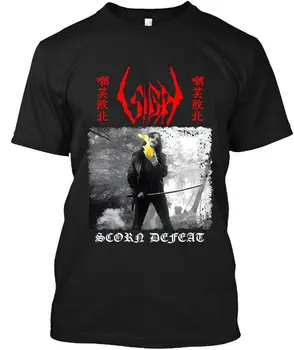 Футболка японской блэк-метал группы NWT Sigh Scorn Defeat, размер S-4XL, винтажная музыка, Размер футболки S-4XL