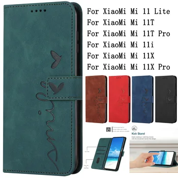 Чехлы для мобильных телефонов Sunjolly Чехлы для XiaoMi Mi 11 11T 11i 11X Pro Lite Чехол-книжка с откидной крышкой-кошелек