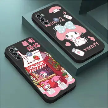 Чехол Sanrio Cute Kuromi Melody Чехол для Телефона Motorola Moto G200 G50 G82 G8 G9 Power Lite G22 G31 G32 G30 G71 5G G52 G72 G60