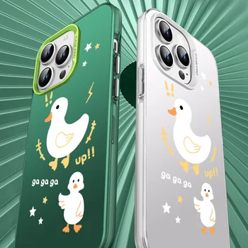 чехол для iphone 13 Pro Max Чехол для телефона green duck High end Luxury