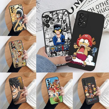 Чехол Для Samsung Galaxy A23 Чехол Для телефона One Piece Manga Luffy Zoro Задняя крышка Из Мягкого ТПУ Funda Для Samsung A 23 Чехлы-Бамперы