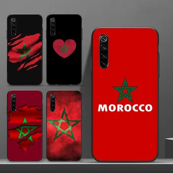 Чехол Для телефона с Флагом Марокко Realme GT 2 9i 8i 7i Pro X50 X2 C35 C21 C20 C11 C3, Мягкий Черный Чехол Для Телефона