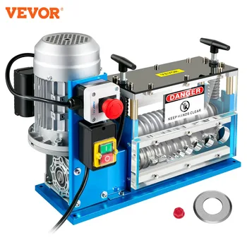 Электрическая машина для зачистки проводов VEVOR с лезвием 1,5 мм-38 мм для зачистки кабеля для удаления пластика и резины с проводов, переработки меди